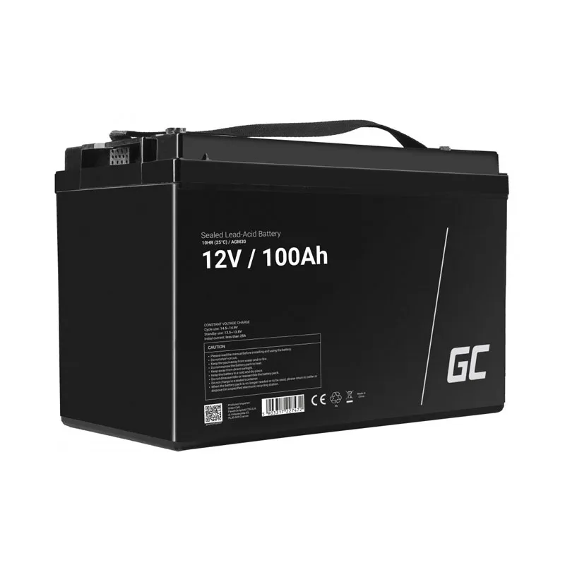 Acumulator fără întreținere Green Cell AGM30 12V 100Ah VRLA