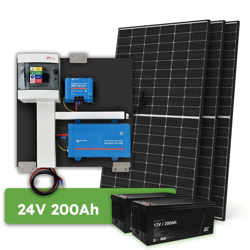 Sistem solar tip insulă Victron 24V 1200VA 1230Wp 200Ah