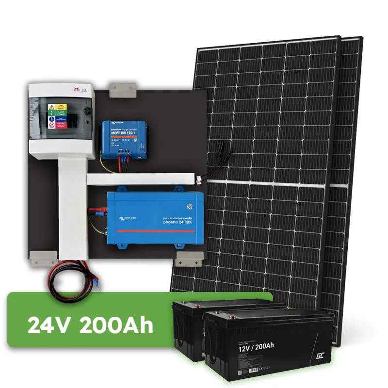 Sistem solar tip insulă Victron 24V 1200VA 820Wp 200Ah