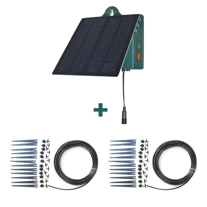 Sistem solar automat de irigare SOL-C24L cu set de accesorii 15T-12D (24 picurătoare)