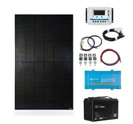 Sistem solar tip insulă 12V 250VA 240Wp 100Ah