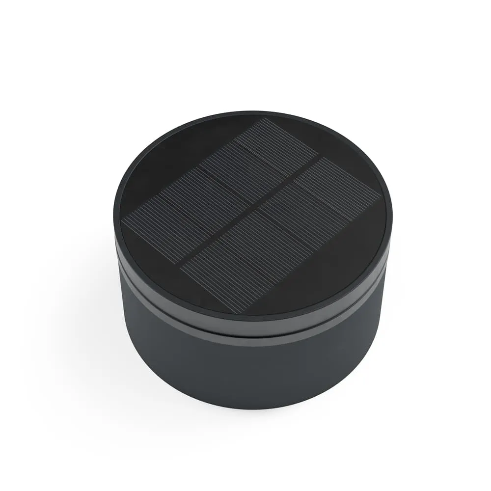 Lampă solară cu stâlp SolarCentre London XT USB SC2324, Ediție Antracit